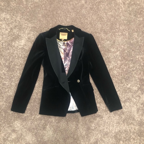 Ted Baker Jackets & Blazers - Ted Baker Velvet Blazer, Black